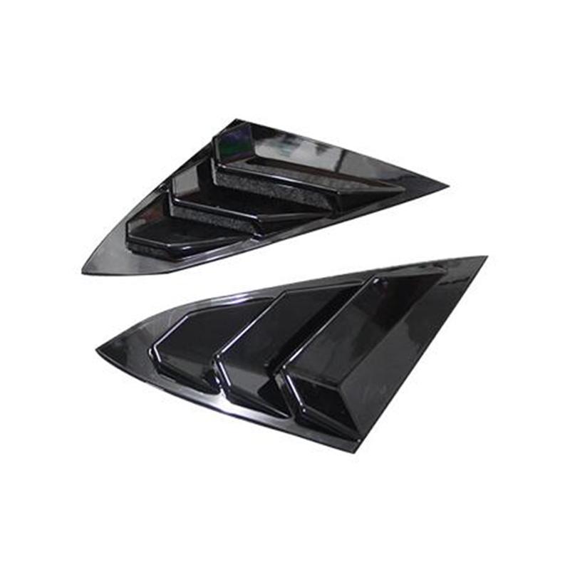 Fit for Ford Focus ST RS Hatchback Carbon Fiber Color Window Side Louvers Vent 2012 2013 2014 2015 2016 2017 2018 ABS