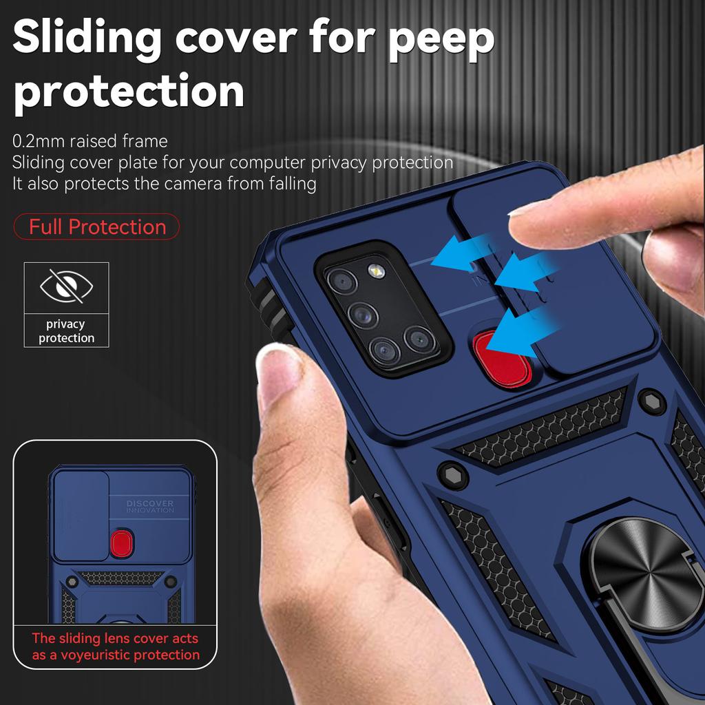 Чехол-подставка с кольцом для Samsung A21S, чехол Galaxy a21s, защитный чехол для телефона с защитой от падения, чехол для телефона Samsung Galaxy A21s A21 S