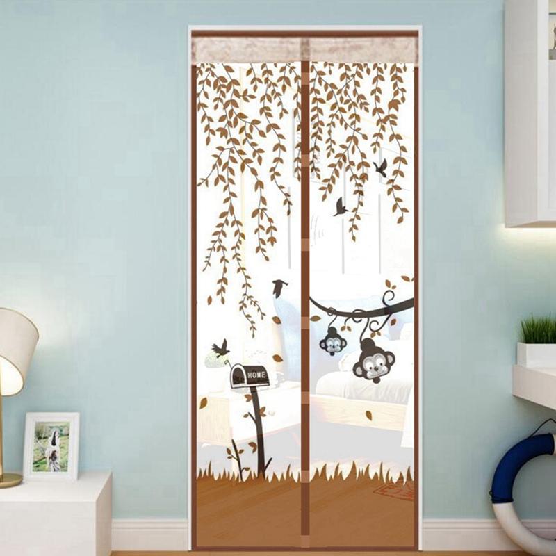 Летняя магнитная сетка против комаров, насекомых, мух, насекомых, занавеска с автоматическим закрытием, дверная ширма, кухонная занавеска, Прямая доставка