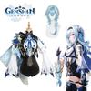 Изысканный костюм для косплея Эолы из Genshin Impact, комплект боди из ПУ для Хэллоуина и Рождества