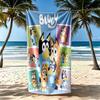 Bruy Style Beach Towel Super Soft Microfiber Quickdry Fabric Comfortable Lightweight Perfect for Traveling Yoga Camping and Swimming