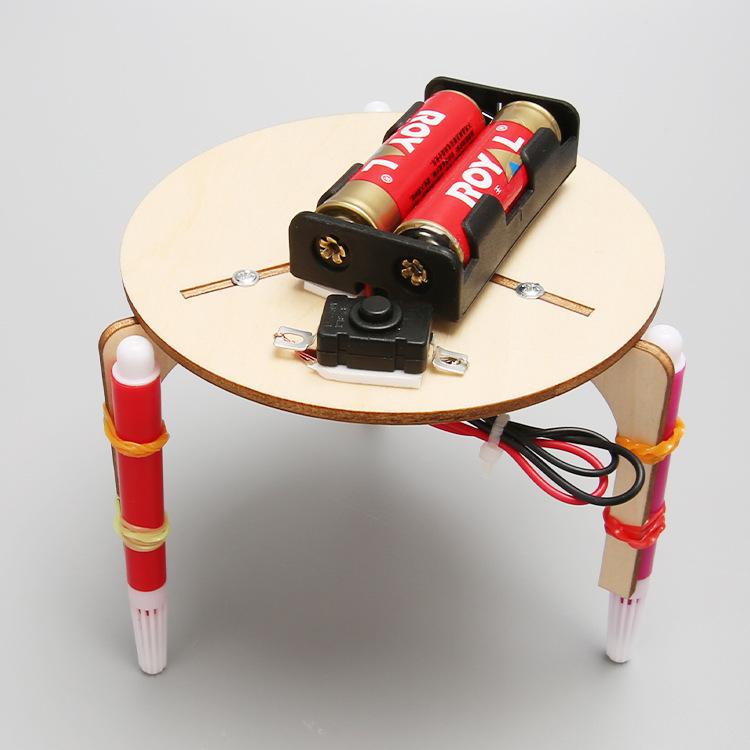 Граффити Робот Головоломка Научный Эксперимент Деревянный DIY Собранная Модель Ручной Работы Технология Изготовление Пар