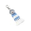 Manchester City FC Stripe Crest Keyring