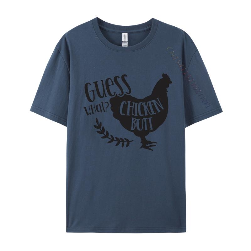 Guess What Chicken Butt Tshirt Vintage Unisexs Gift TShirt Unisex Top TShirts Premium Cotton Tops Shirt Casual