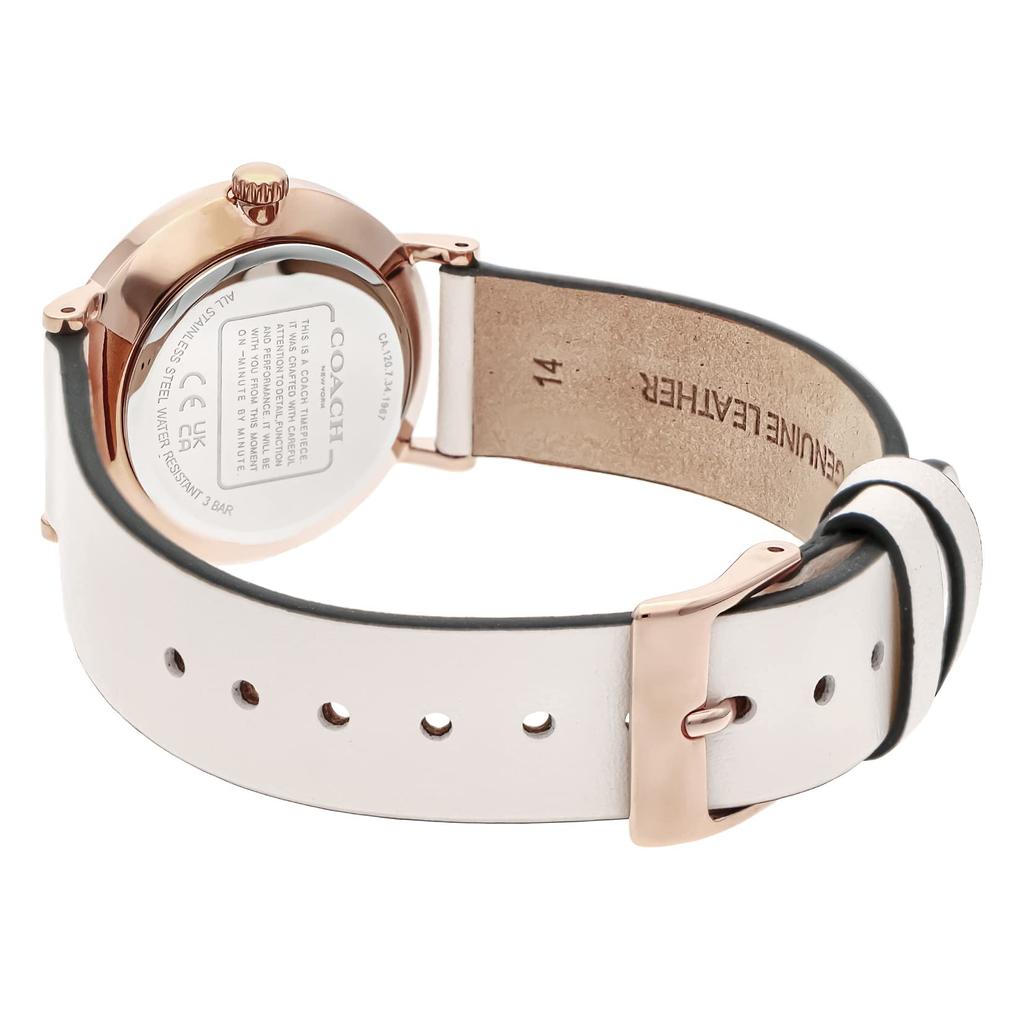 Часы PERRY Silver Dial Stainless Steel Quartz 28MM 14503796 White [Coach] Женские [Товар]