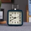 Metal Nordic Small Alarm Clock Simple Digital Alarm Clock Bedside Silent Creative Clock Personalized Bedroom Clock Watch