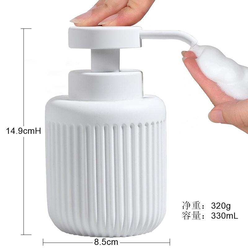 Пена для дезинфекции рук Бутылка Простой смоляной дозатор мыла Ванная комната Гель для душа Наполнение под давлением Бутылка Аксессуары для ванной комнаты