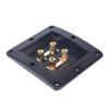 Многополосная wiring box 4 порта Параллельное подключение Высокомощный Терминальная коробка для динамиков Огнестойкая ABS Конструкция