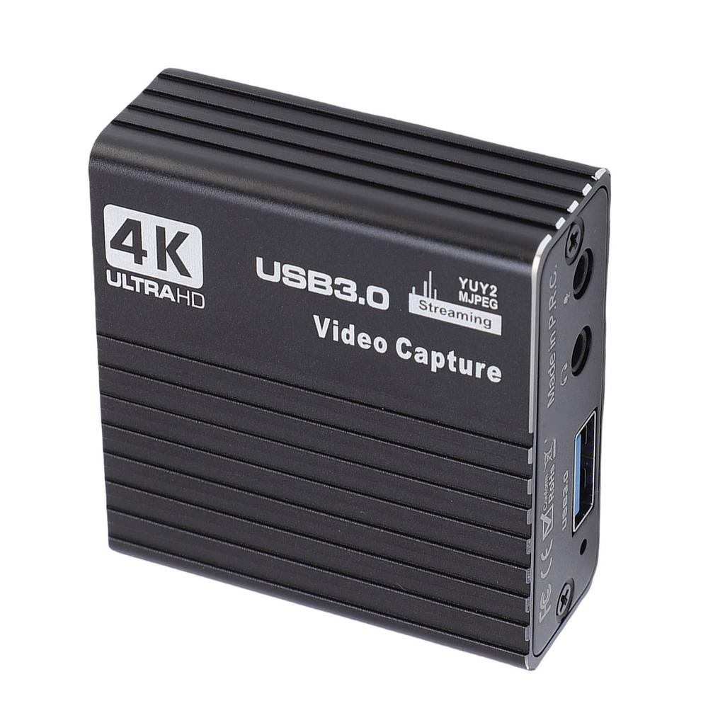 USB 3.0 Video Capture Card 4K 1080P 60FPS Game Video Capture Card Low Latency HD Multimedia Interface for Streaming