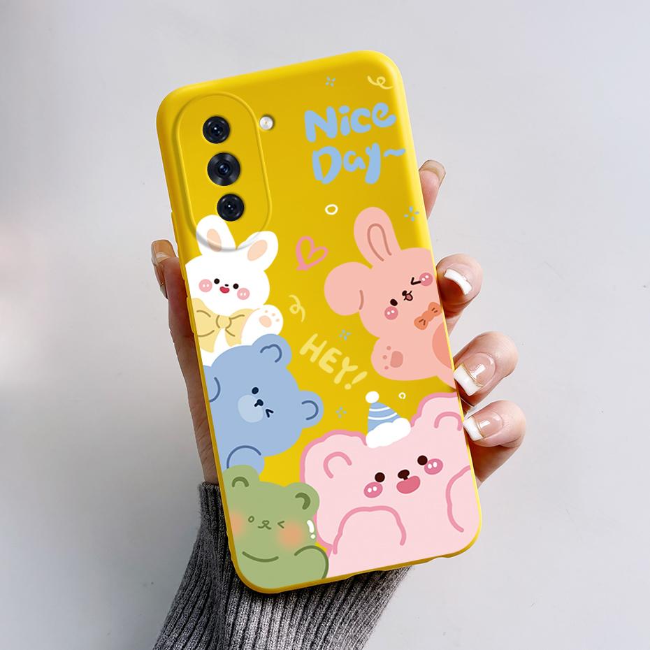 For Huawei Nova 10 Case Soft Silicone Stylish Painted Cover For Huawei Nova 10 Pro Bumper Back Coque Phone Case Nova10 Se Fundas
