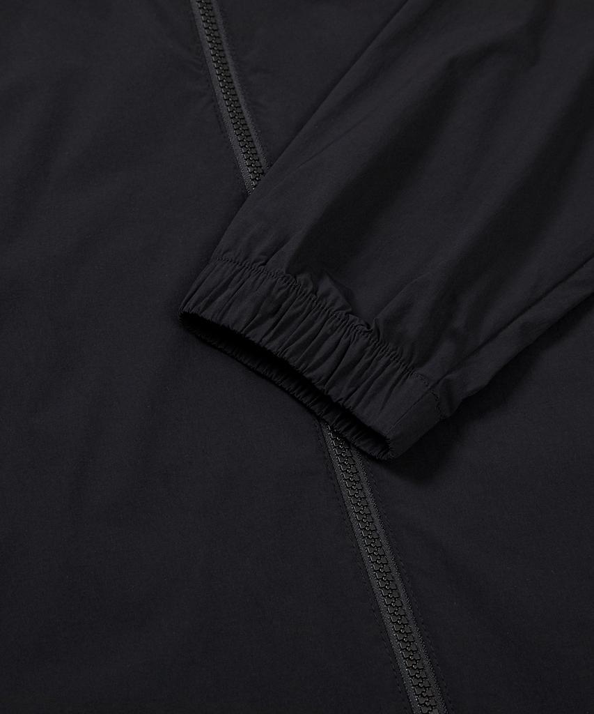Snowpeak Apparel Тонкая технологичная ветровка с воротником-стойкой, из ткани, Черная (S24Mmswb34)