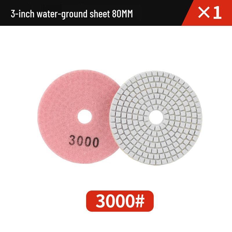 3/4 inch Wet Stone Polishing Pad for Marble, Granite, Quartz - Angle Grinder Compatible (100mm)