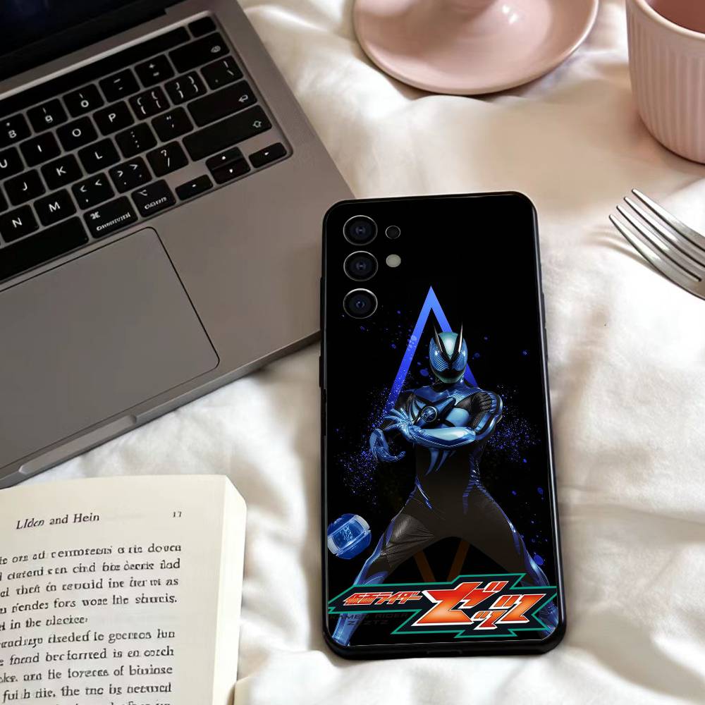 Anime K-Kamen R-Rider ZeztzS Phone Case For Samsung S25,24,23,22,30,21,10,9,Ultra,Plus,Lite,FE,4,5 G Soft Black Case