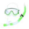 Dry Snorkel Set for Adults Youth Dry Top Snorkel Scuba Diving Mask with Nose Cover Anti-Fog 180° Wide View Mirrored Lens Snorkeling Gear for Men Women