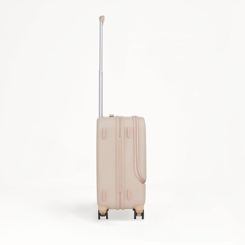 Au Чемодан Сумка для переноски с открывающимся спереди Отделение для переноски Легкий Тихие двойные колеса Ударопрочный Вращение на 360 градусов TSA замок Молния Фиксатор колес Блокировка колес