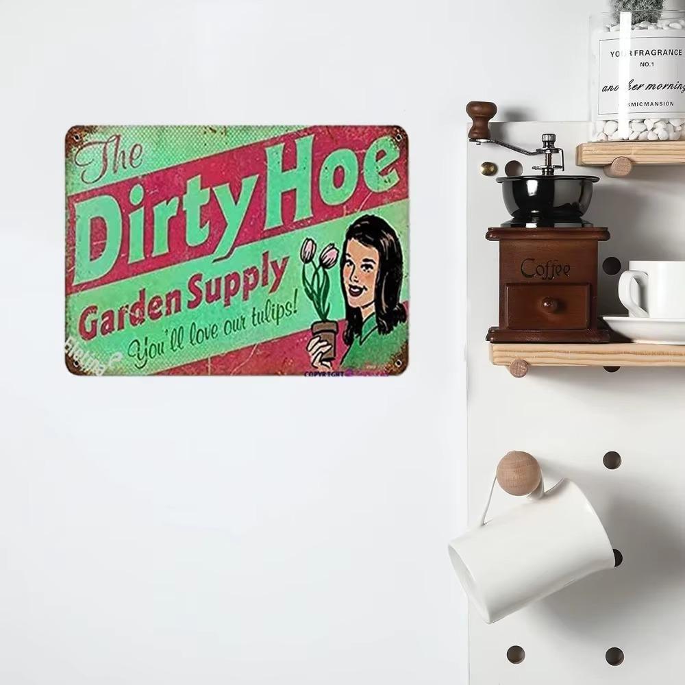 Garden Supply Vintage Metal Sign with Sun Surf Sand Retro Look Perfect for Wall Decoration In Home Creating a Charming Ambiance