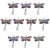 10 шт. Подвески-стрекозы Подвески с цветными двойными звеньями Подвески-насекомые Ожерелье