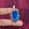 Swiss Blue Topaz 925 Sterling Silver Jewelry, Handmade Gorgeous Silver Pendant, Topaz Gemstone Jewelry For Love