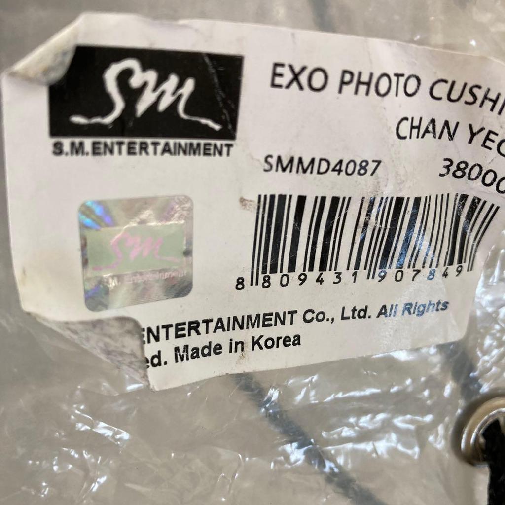 [Б/У] EXO ФОТО ПОДУШКА Сюмин (официальный). Сумка в комплект не входит.