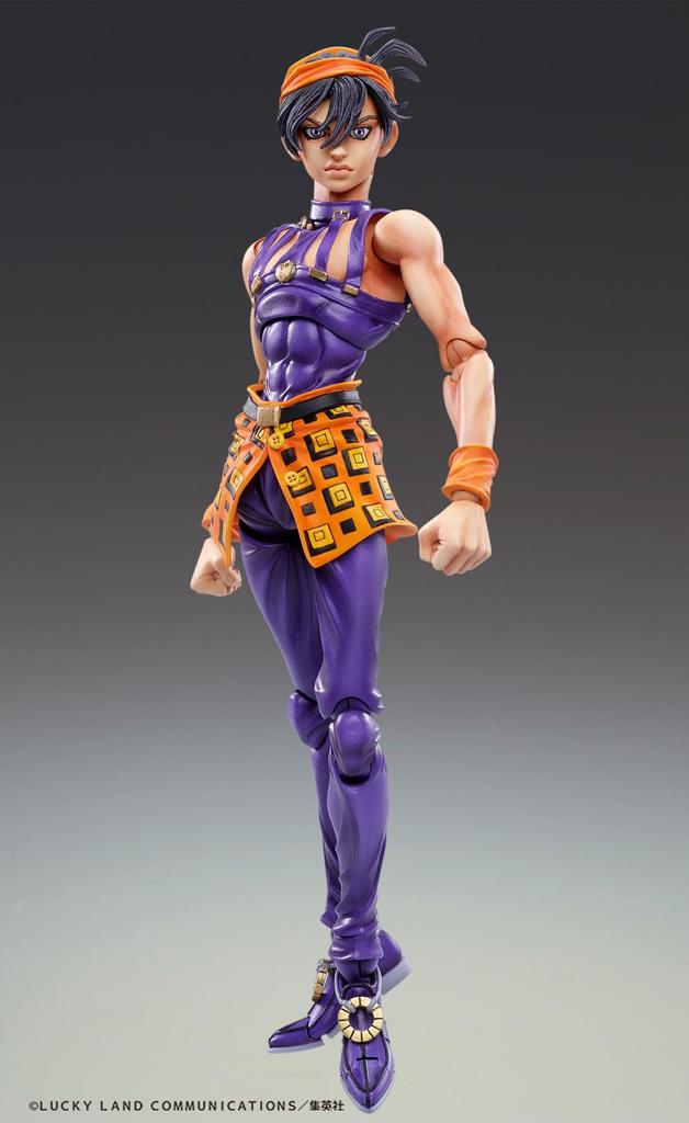 Medicos Entertainment Super Action Statue Ghirga from Bizarre Adventure Part Approximately 140mm PVC ABS Nylon Painted Movable Figure "Narancia & As"