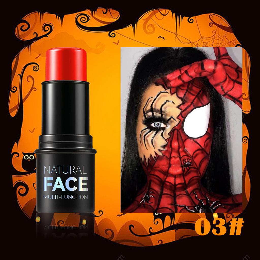 Painting Cream Waterfpoof Long Lasting High Pigmented Body Face Paint Stick Body Art Makeup Cream Created Halloween Vampire Zombie Skull Face Makeup