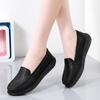 Women Moccasins Leather Driving Comfort Flats Casual Slip On White Nurse Walking Minimalist Summer Maternity Shoes