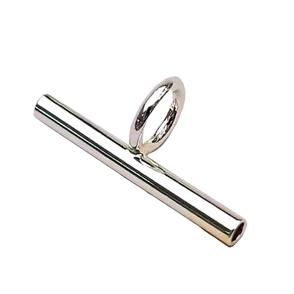 Elegant Silver Brooch Converter Metal Texture for Creating Fashionable Pendant Necklaces from Various Brooch Designs