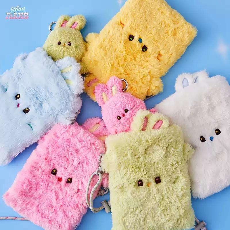 NewJeans Мини-сумка через плечо с плюшевыми персонажами LINE FRIENDS X