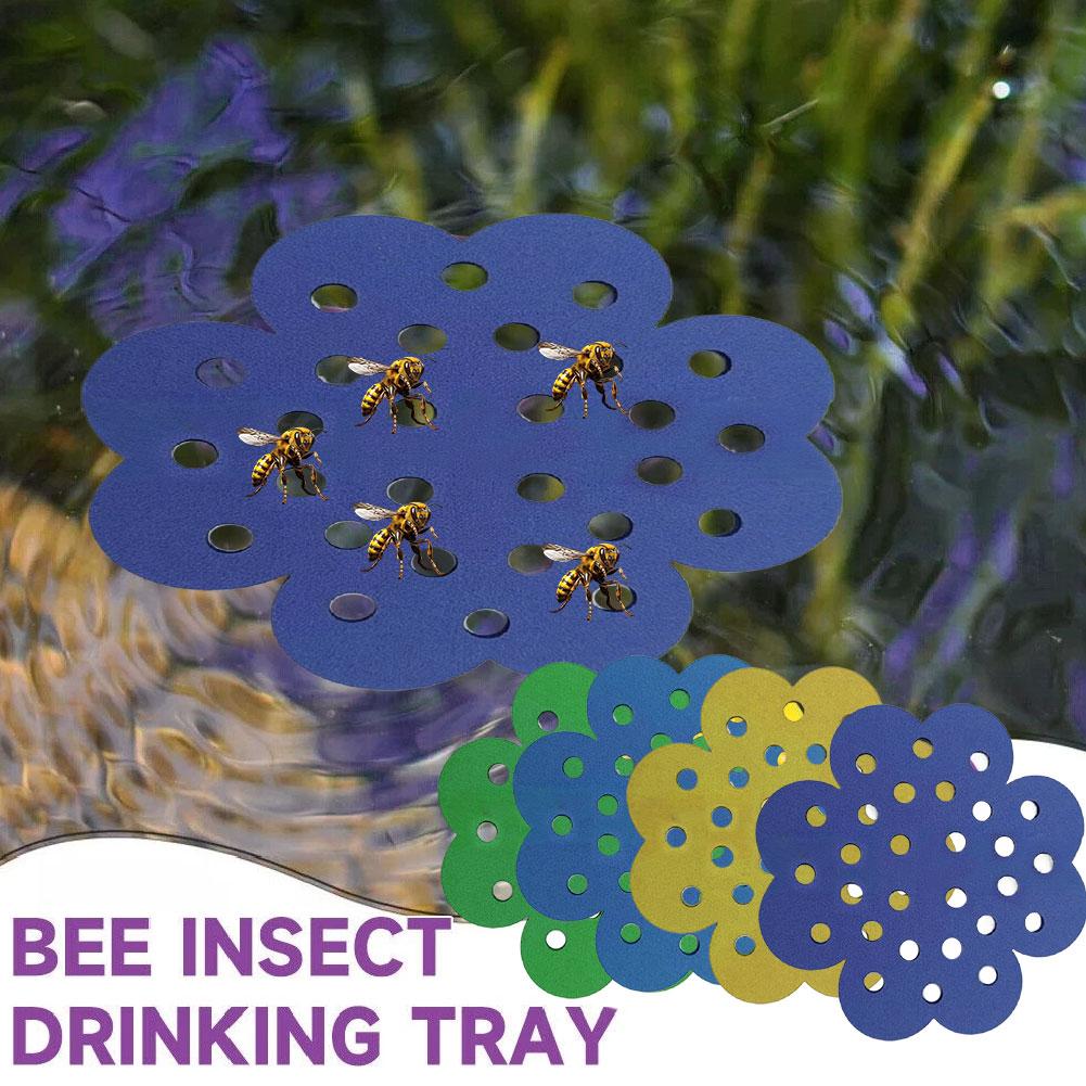 Плавающий пчелиный остров, соты, поилка для пчел, плавающая станция, поддон для питья, насекомые, жаждущие выхода V8H7