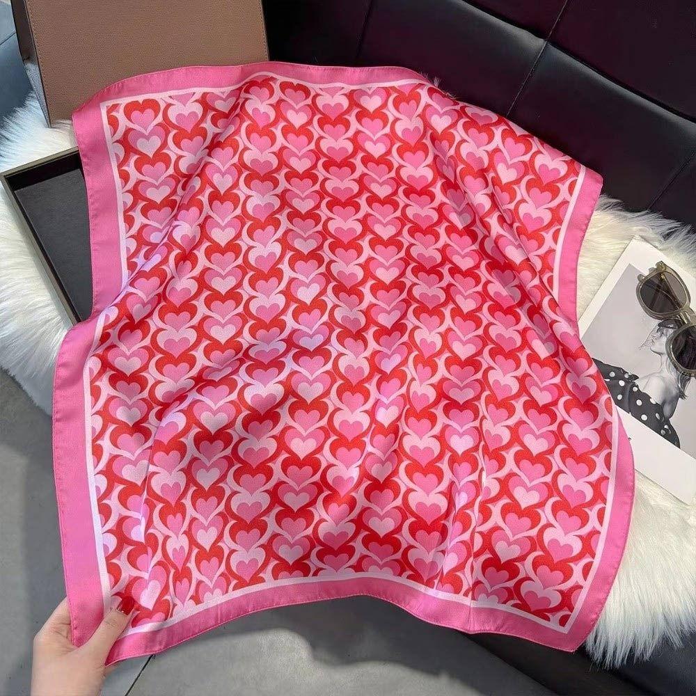 Square Paisley Hijab Satin Scarf Shawl High Quality Silk Scarf Hair Accessories