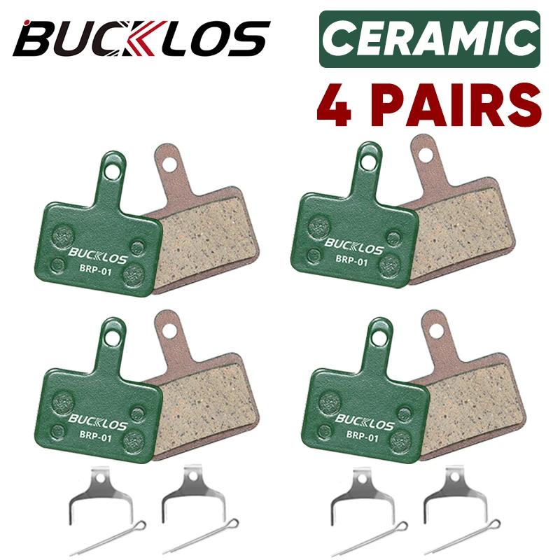 BUCKLOS Ceramic Brake Pads MTB Bike Hydarulic Disc Brake Pad For SHIMANO B01S B05S Mountain Bicycle Disc Brake Pad Cycling Parts