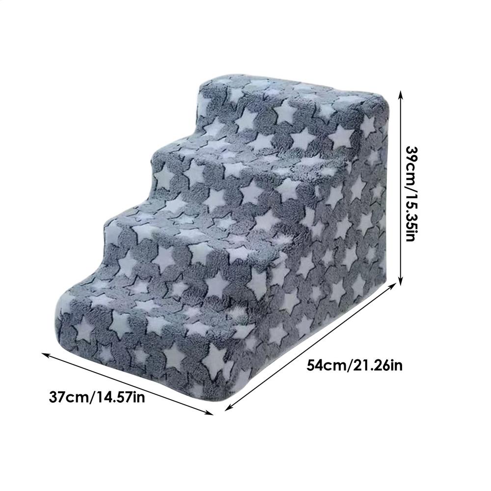 Лестница для питомца Кошачьи ступеньки Для автомобиля Съемная Домашняя Рампа для котят Для щенков Кошек Гостиная Спальня Кабинет Подоконник Диван Кровать