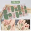 Semi Cured Gel Nail Stickers Floristic Gel Nail Polish Strips Nail Patch  DIY Nail Art Making