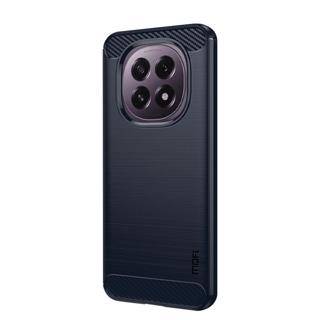 For Oppo A5 5G/Oppo F29 5G Back Cover MOFI Brushed Texture Carbon Fiber Soft TPU Case
