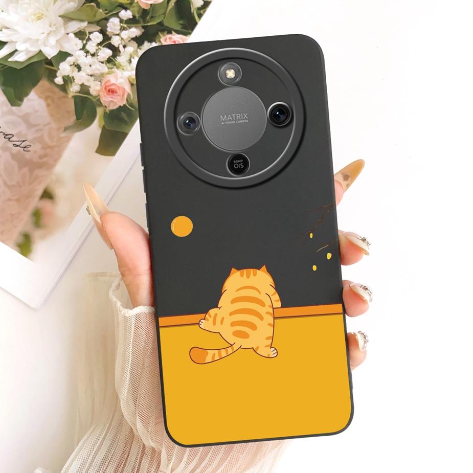 Чехол для Honor X9d MTN-NX1 Милый Мультяшный Динозавр Мягкий ТПУ Чехлы для Телефона Для Honor Magic 8 Lite X 70 HonorX70 HonorX9d Fundas