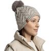 Buff Knitted Fleece Caryn Beanie, Womens grey Cap
