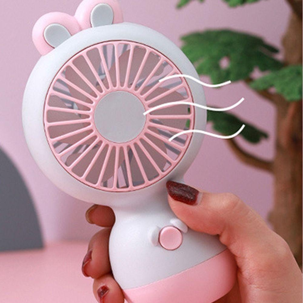 Portable Rabbit Desktop Fan Multifunctional Small Electric Fan Cooling Fan  for Office Desk Student