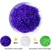 100Pcs/Bag Acrylic Pony Beads Color-Changing Glow In The Dark Exquisite Mixed Colors Round Beads DIY Making Accessories Necklace Making Loose Beads