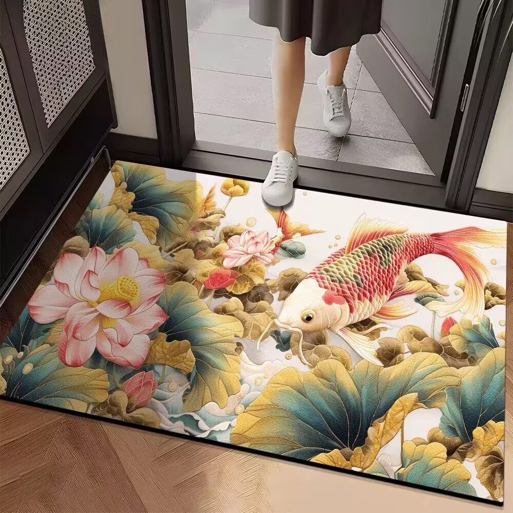 Diatom Floor Mat Absorbent Bathroom Anti Slip Bathroom Absorbent Foot Mat Kitchen Entrance Wear-resistant Mat