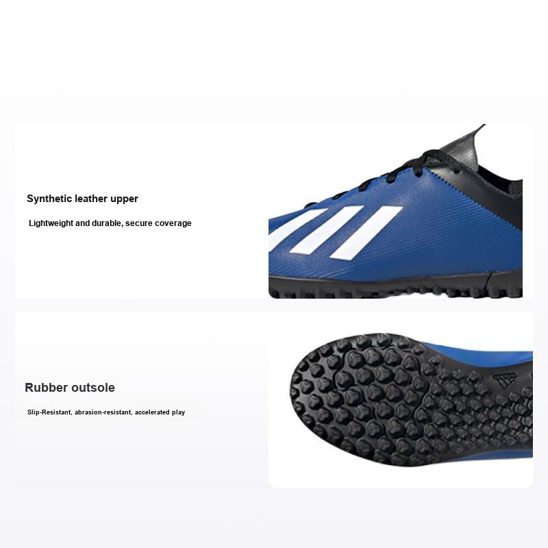 adidas X 19.4 Бутсы для газона Нескользящие Амортизирующие Прочные Низкие Детские Футбольные Бутсы Детская Обувь Синие Черные Белые FV4662