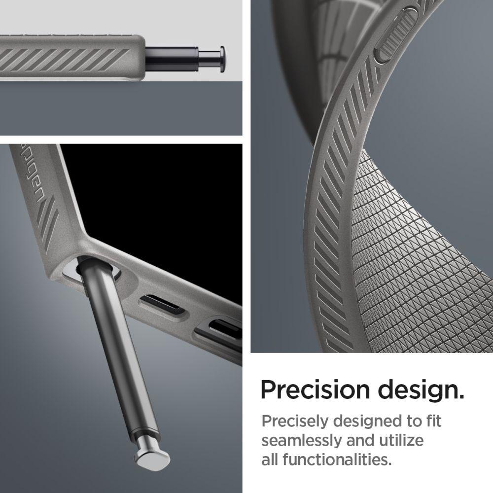 Чехол Spigen Liquid Air для Samsung Galaxy S24 Ultra - серый