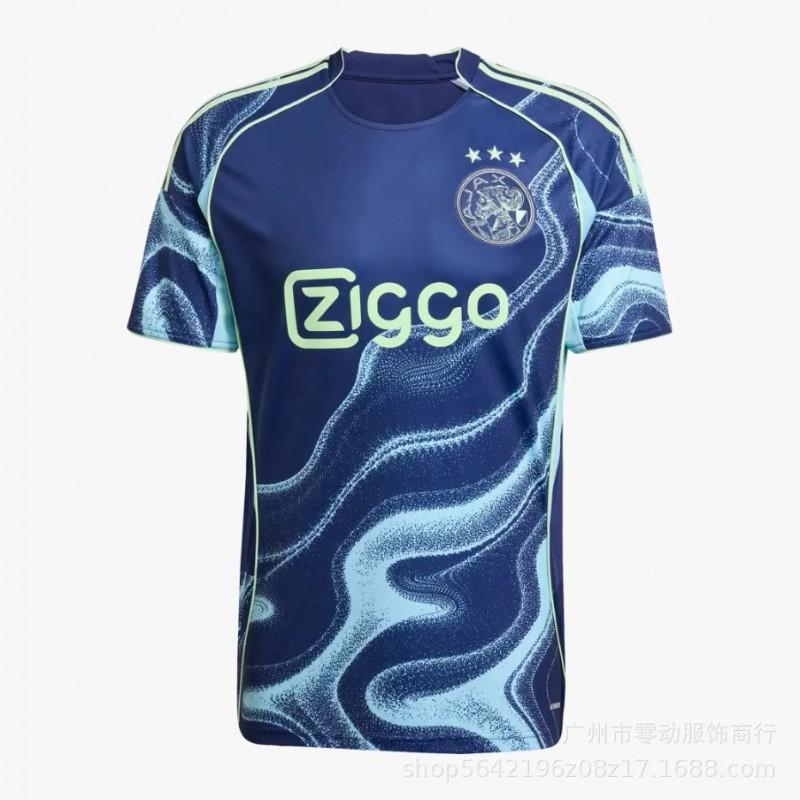 Ajax 2026-2027 Away Kit Short Sleeve Soccer Jersey Men Women Breathable Quick Dry Fan Version