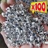 100/10x Молотковые расширительные заклепки Ударное расширение Алюминиевая шляпка Пробивной ударный тип Маленькие саморезы Крепежные элементы