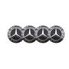 4pcs 75MM For MERCEDES BENZ AMG W205 W213 W206 W166 W176 W220 W253 C180 C200 Car Wheel Center Covers Stickers Hub Caps Sticker