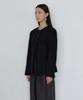 MAIS Stripe Hourglass Wool Jacket / Black