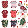 Christmas Dog Clothes For Small Dogs, Soft And Breathable Pet Shirt, Winter Puppy Kitten Vest Printed Dog Shirts For Pet Dogs Cats