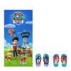 Pat Patrol Flip Flops and Pat Patrol Beach Towel - Pat Patrol Beach Set