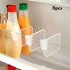 8 шт. Разделитель для сортировки боковой двери холодильника, пряжка, кухонный, спальный, для хранения, сортировочный ящик, разделение пространства 2025новый