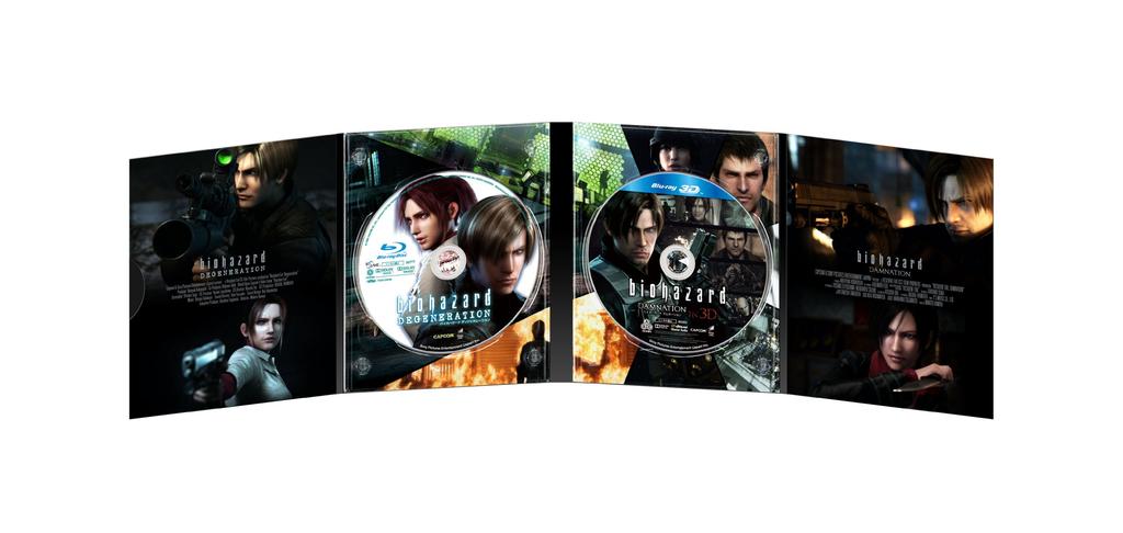 Resident Damnation IN 3D Degeneration Двойной Пакетик Пресс Ограниченное Издание Зло Blu-ray / Blu-ray (Первое издание) [Блю рей]