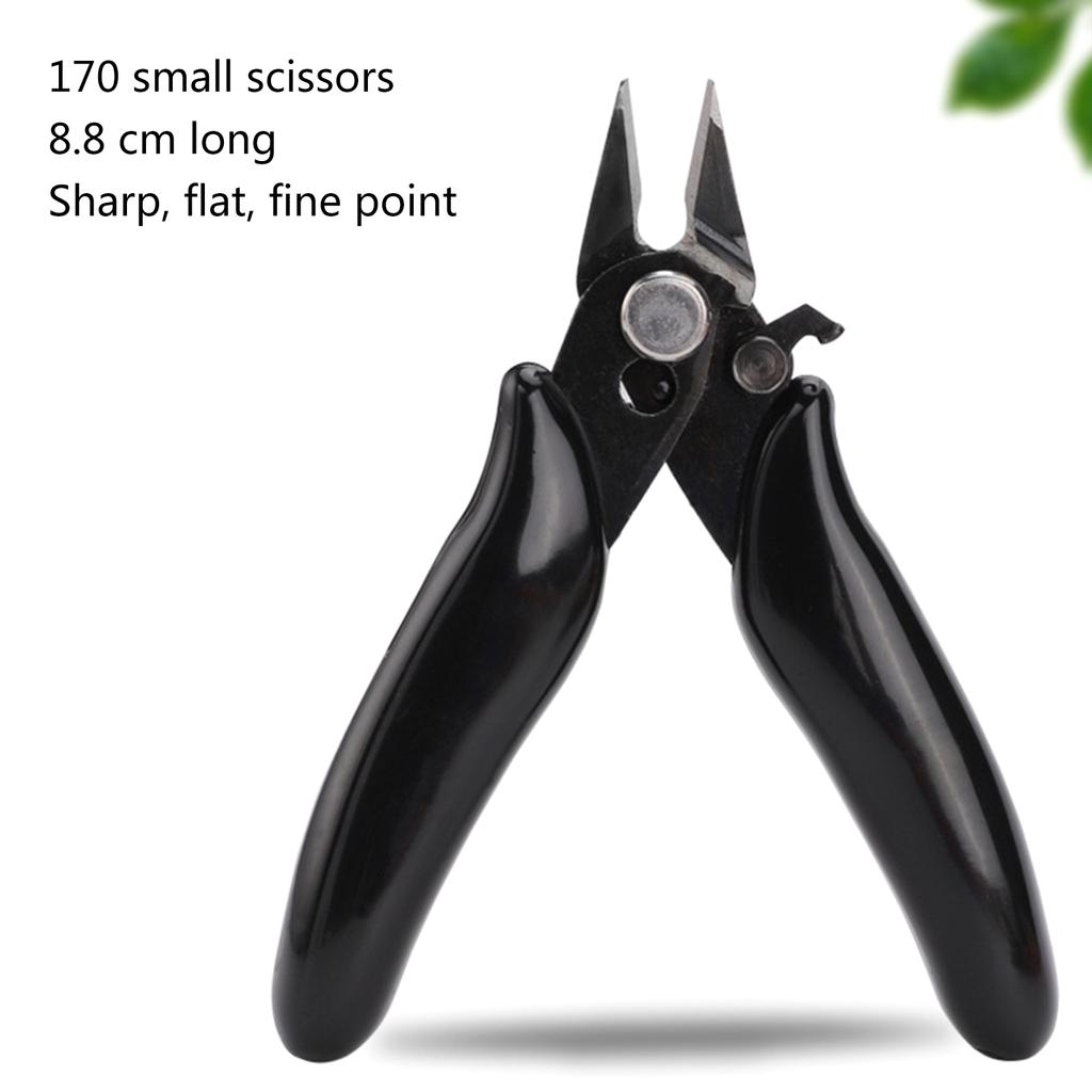 Диагональные плоскогубцы Мини-резаки для проводов 3,5-дюймовые диагональные кусачки Провода Изолирующая резиновая ручка Модель плоскогубцы